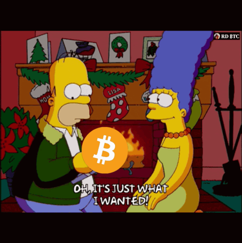 Homer Simpson Bitcoin Donation