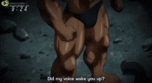 a cartoon character says " you 've got an idiotic peaceful look on your face "