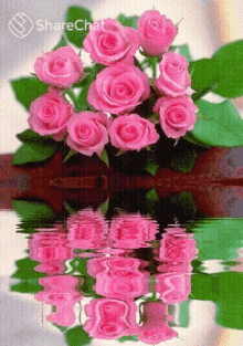 गुलाबकागुलदस्ता पानी GIF - गुलाबकागुलदस्ता पानी Pink Roses GIFs