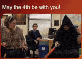 May The 4th Be With You Dwight Schrute GIF