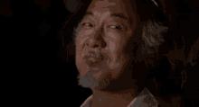Mr Miyagi Nod GIF - Mr Miyagi Nod Smiling GIFs