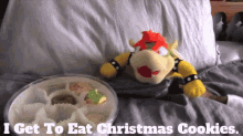 Sml Bowser GIF - Sml Bowser I Get To Eat Christmas Cookies GIFs