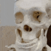 Mewing Skeleton Byebye Bye GIF