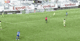 a soccer game between meppen and wolfsburg with the score 2 to 1