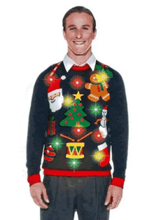 Funny Christmas Sweaters Cute Christmas Sweaters GIF - Funny Christmas Sweaters Cute Christmas Sweaters GIFs