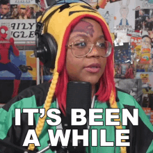 Its Been A While Aychristine GIF - Its Been A While Aychristine Aychristenegames GIFs