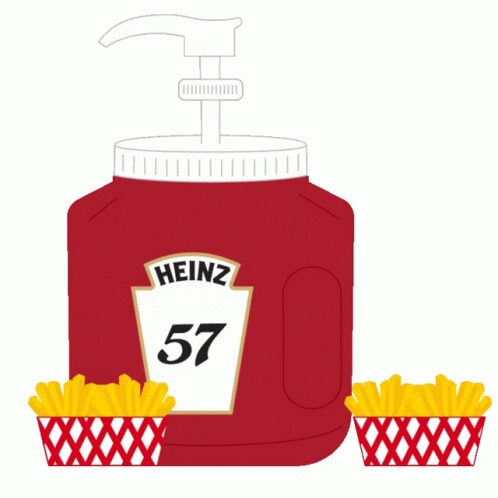 Ketchup Heinz Sticker - Ketchup Heinz 57 - Discover & Share GIFs
