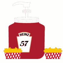 ketchup heinz 57 fries