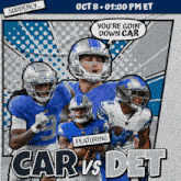 Detroit Lions Vs. Carolina Panthers Pre Game GIF - Nfl National Football League Football League GIFs
