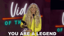 You Are A Legend Carrie Underwood GIF - You Are A Legend Carrie Underwood Cmt Awards GIFs