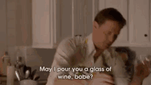 Best Husband Award GIF - May I Pour You A Glass Of Wine GIFs