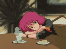 bubblegum crisis nene romanova cyberpunk anime coffee