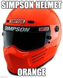 Simpson Helmet Orange GIF