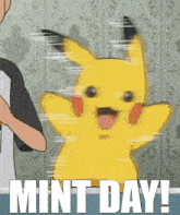mint day mint nft mint mint nft pikachu