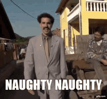 Naughty Naughty Naughty GIF - Naughty Naughty Naughty Borat GIFs