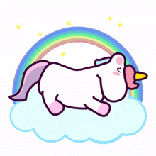 unicorn bedtime bed time knackered snore