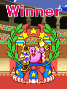 Winner Kirby GIF - Winner Kirby Victory GIFs