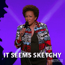 it seems sketchy wanda sykes wanda sykes im an entertainer seems suspicious it doesnt sound right