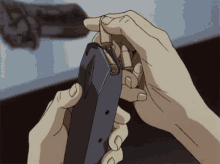 Anime Gun GIF - Anime Gun Reloading GIFs
