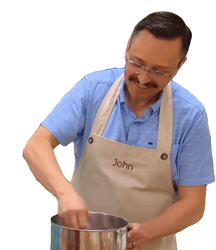 Mixing All Together John Sticker - Mixing All Together John The Great Canadian Baking Show Stickers