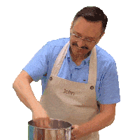 Mixing All Together John Sticker - Mixing All Together John The Great Canadian Baking Show Stickers