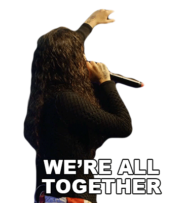 Were All Together In This Danielle Balbuena Sticker - Were All Together In This Danielle Balbuena 070shake Stickers