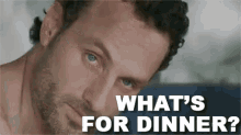 Whats For Dinner GIF - Andrew Lincoln Whats For Dinner Hungry GIFs