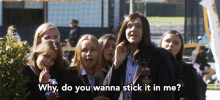 Why Do You Wanna Stick It In Me GIF - Why Do You Wanna Stick It In Me Jamie Private School Girl GIFs