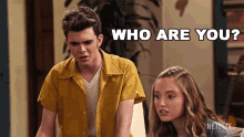 Who Are You Stick Goldstein GIF - Who Are You Stick Goldstein Reed Horstmann GIFs