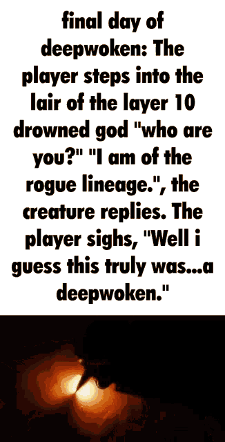 This truly was the deepwoken lineage : r/deepwoken