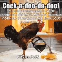 Good Morning Coffee GIF - Good Morning Coffee Chicken GIFs