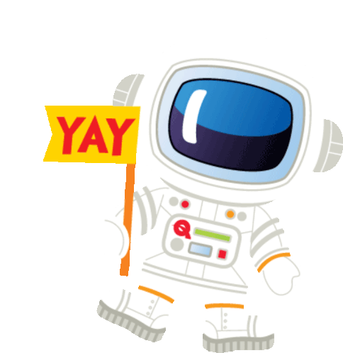 Astronaut Space Sticker - Astronaut Space Balloon Stickers