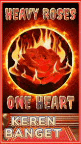 heavy roses one heart keren banget poster