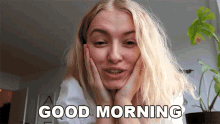 Good Morning Mimi GIF - Good Morning Mimi Michaela Lintrup GIFs