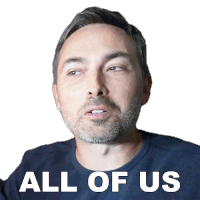 All Of Us Derek Muller Sticker - All Of Us Derek Muller Veritasium Stickers