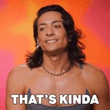 a woman says that 's kinda in front of her face