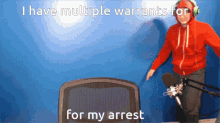 Anthony Yantha I Have Multiple Warrants For My Arrest GIF - Anthony Yantha I Have Multiple Warrants For My Arrest GIFs