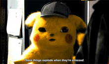 Detective Pikachu These Things Explode When Theyre Stressed GIF - Detective Pikachu These Things Explode When Theyre Stressed Stressed GIFs