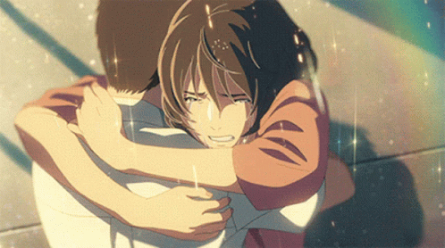 6 Anime Hug crying couple hug anime HD wallpaper  Pxfuel