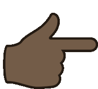 Pointing Right Joypixels Sticker