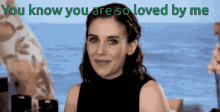 You Know You Are So Loved By Me GIF - You Know You Are So Loved By Me Wink GIFs