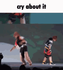 cry about it roxas sora kingdom hearts dancing