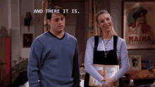 And There It Is Joey Tribbiani GIF - And There It Is There It Is Joey Tribbiani GIFs