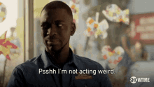 Everyone Else Is Weird GIF - White Famous Im Not Acting Weird Shes Weird GIFs