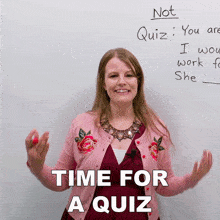 Time For A Quiz Emma GIF