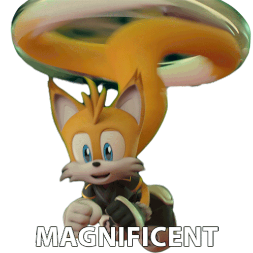 Magnificent Tails Sticker - Magnificent Tails Sonic Prime Stickers