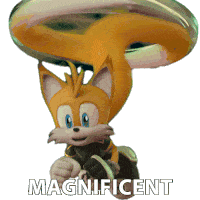 Magnificent Tails Sticker - Magnificent Tails Sonic Prime Stickers