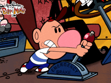 Pulling The Brake Billy GIF - Pulling The Brake Billy The Grim Adventures Of Billy & Mandy GIFs