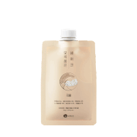 a white bottle with a label that says " rice "