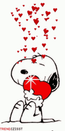 Love Heart GIF - Love Heart Snoopy GIFs